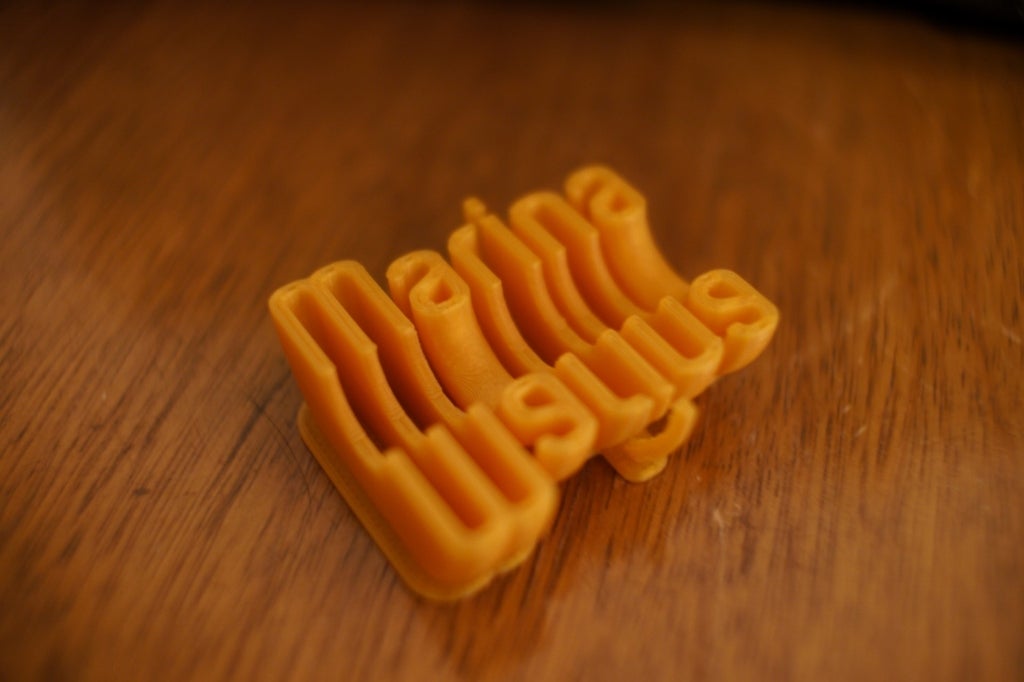 Round Text Sculpture