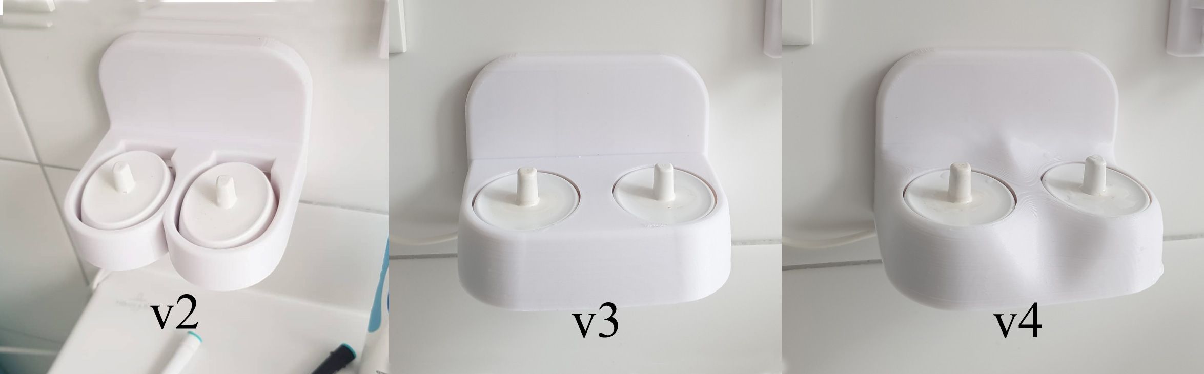 Oral-B Toothbrush Braun 3757 dual wall mounts by ai91 | Download free ...