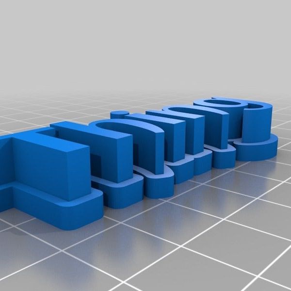 Customizable 3D name plate by Makkuro | Download free STL model ...