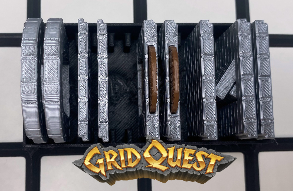 GridQuest BOX FOR WALL PARTS (The Gridfinity Game) — miniatura 2