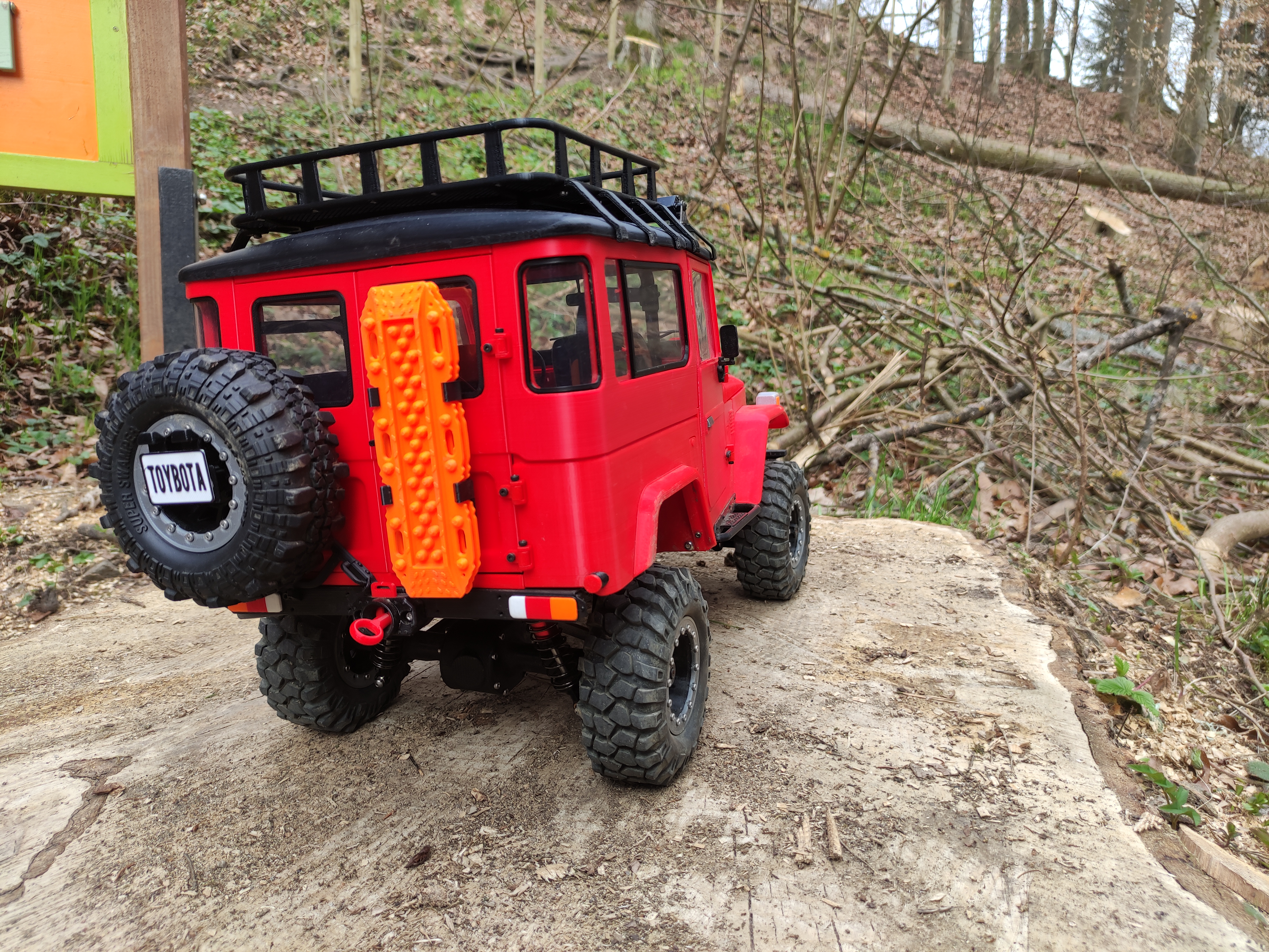 3DSETS - Bamboo - Ramp mount for the rear gate