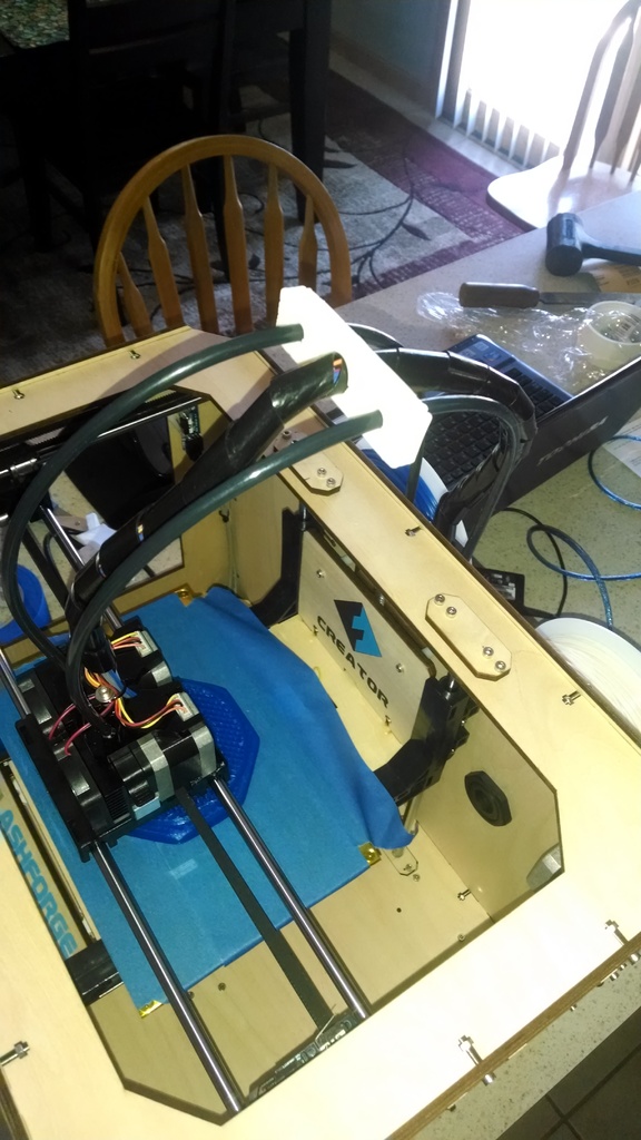 FlashForge Creator Extruder Wiring Clip by Steve | Download free STL