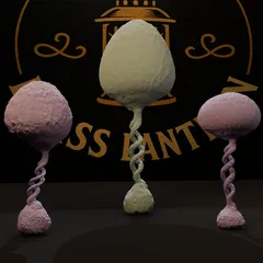 Spore Creatures SUPPORTLESS TTRPG - Brass Lantern Minis