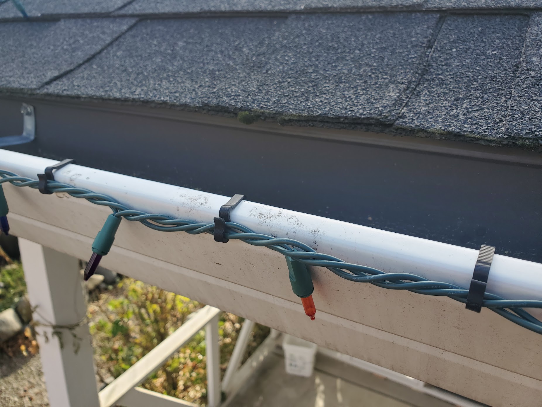 Christmas Lights Gutter Clip (Fast Print - 3min)