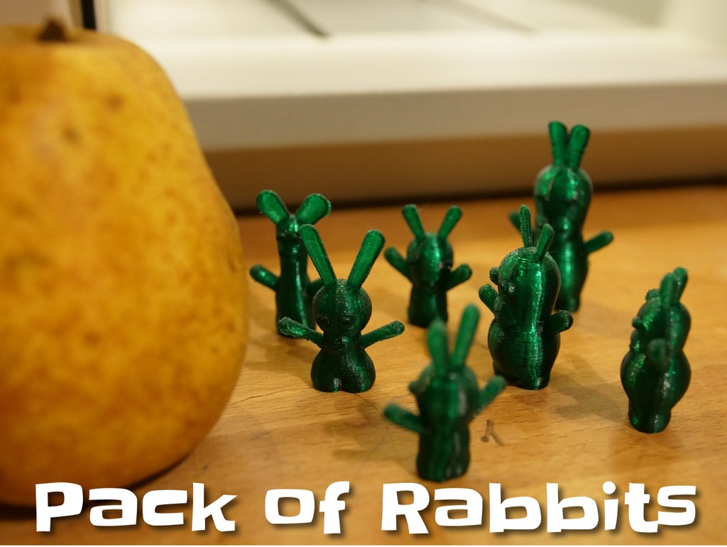 Easter bunnies / easter rabbits — miniatura 4