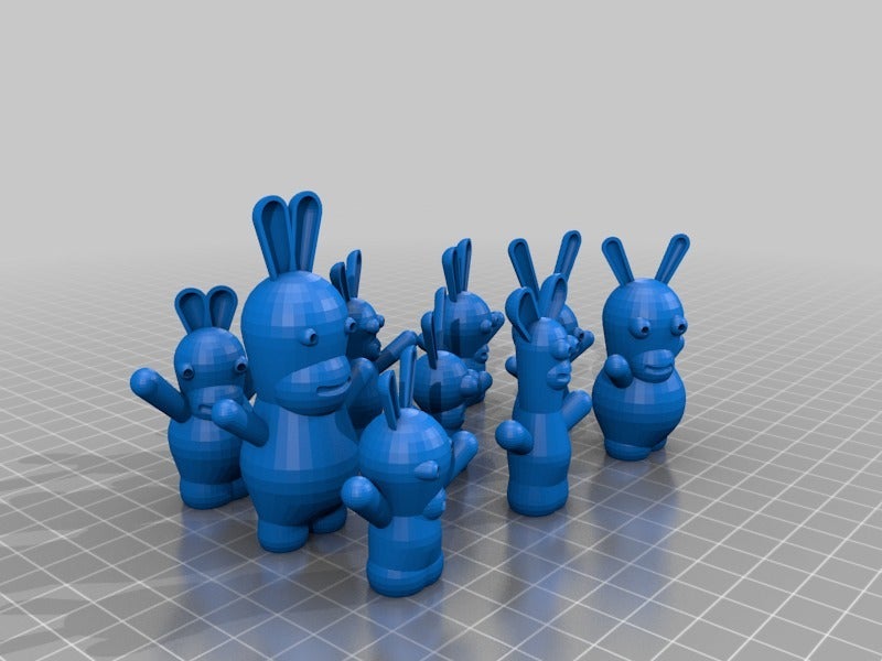 Easter bunnies / easter rabbits — miniatura 8