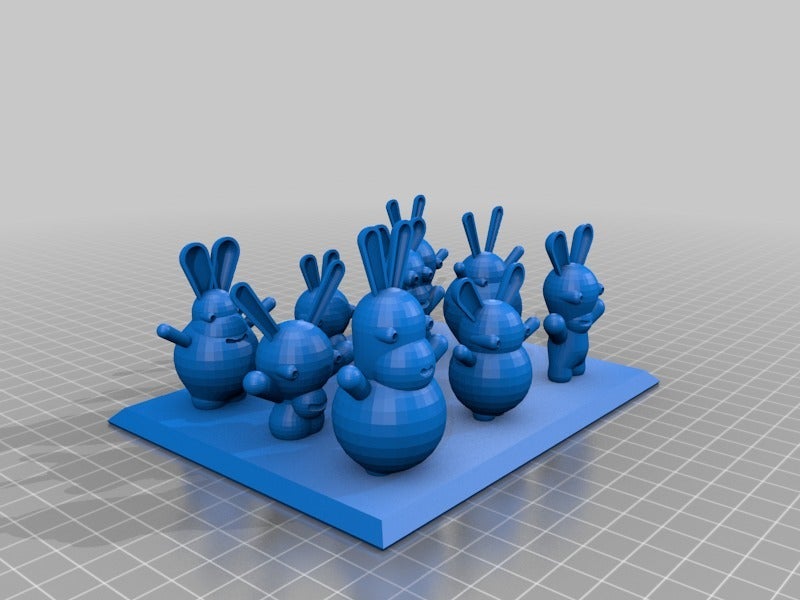 Easter bunnies / easter rabbits — miniatura 9