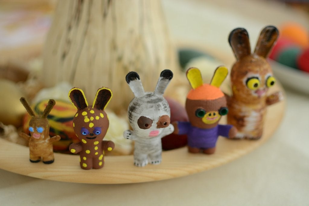 Easter bunnies / easter rabbits — miniatura 14