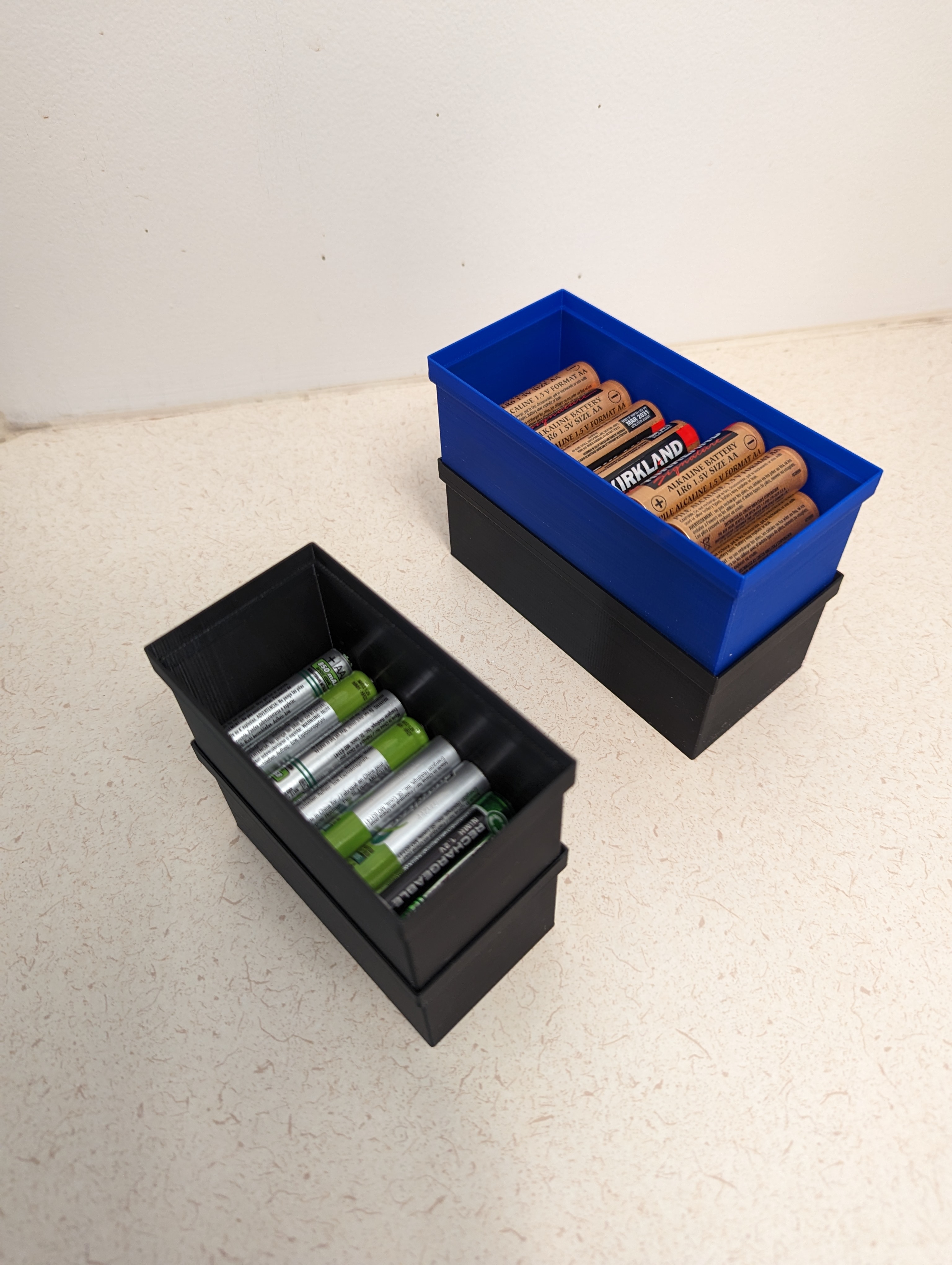 Stackable Battery Bin AA & AAA (high volume)