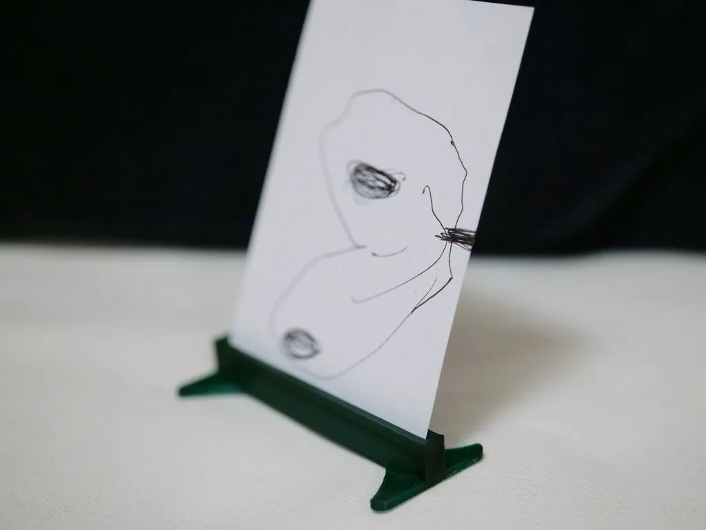 Configurable index card holder by Makkuro, Download free STL model