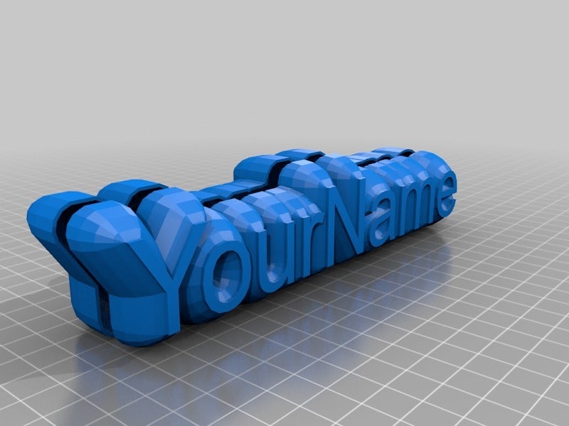 Miniatura 4 do modelo 3D Customizable text box III
