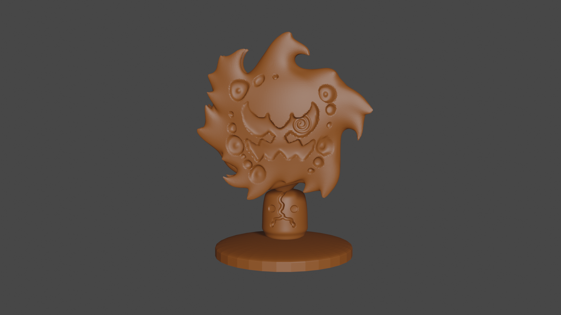 Pokemon inspired, Spiritomb, Tabletop DnD miniature