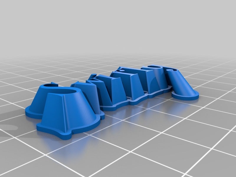 Miniatura 7 do modelo 3D Chamfered text