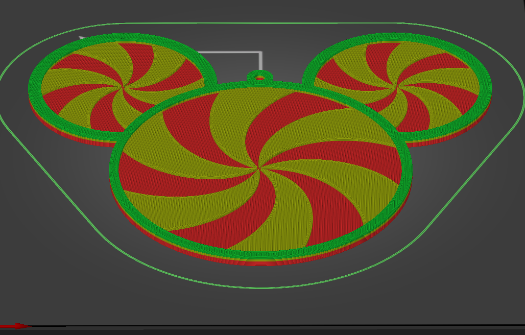 Ornament - Candy Cane Mouse [Multi Color] by Jason M. | Download free ...