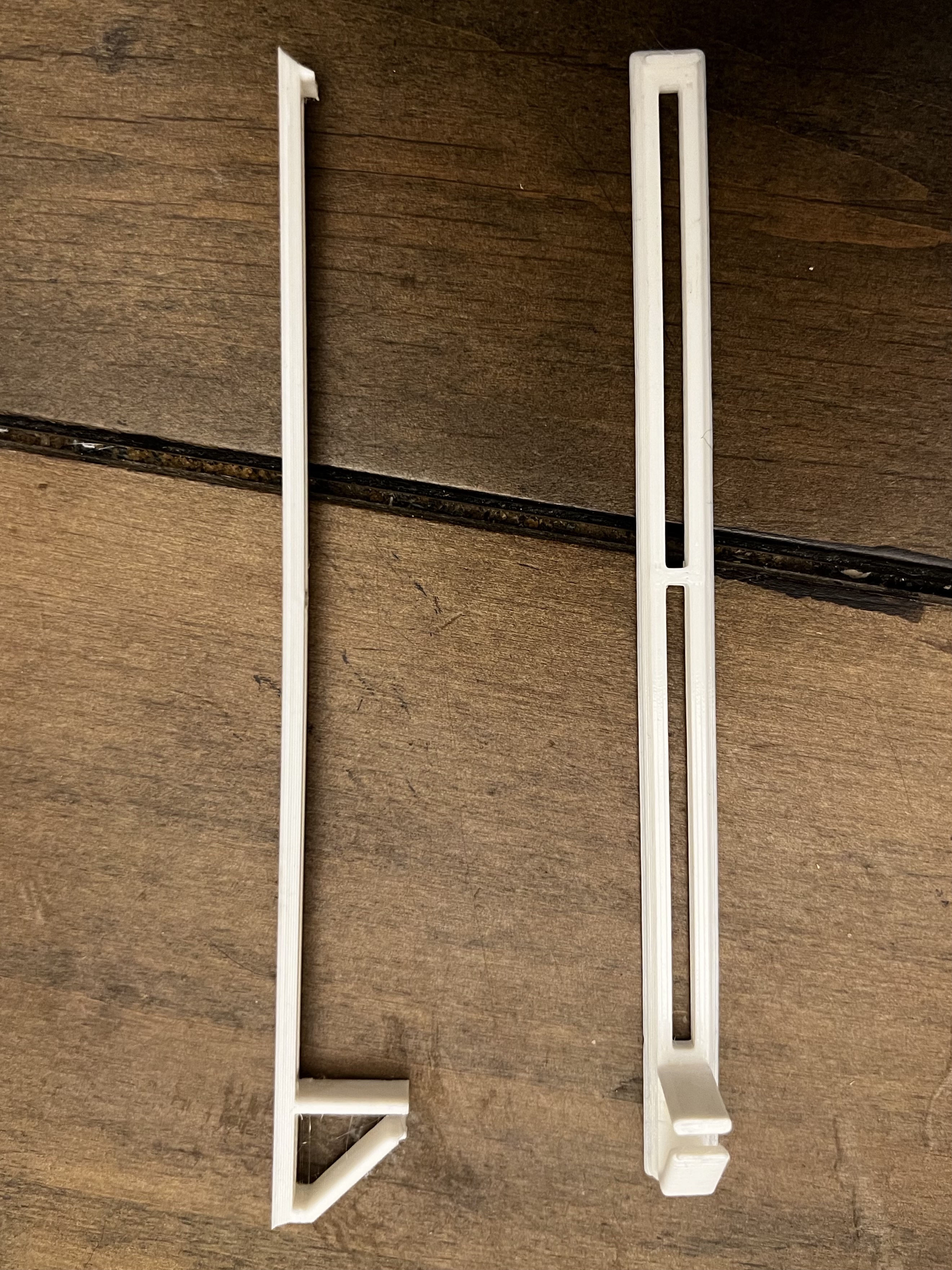 Permanent/screw-less behind gutter Christmas lights hook