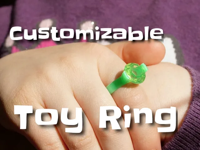 Customizable toy ring