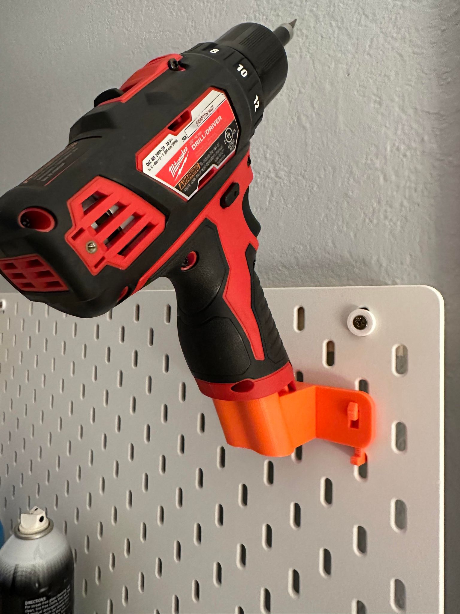 Milwaukee M12 Angled Tool Holder Ikea Skadis by k4show Download free