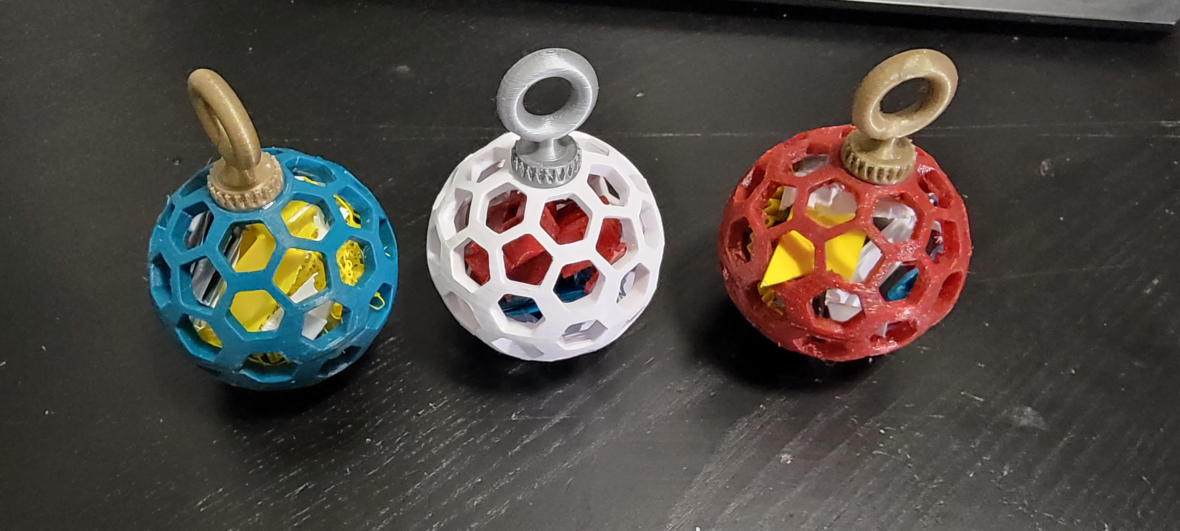 Honeycomb Pattern Christmas Tree Ornament