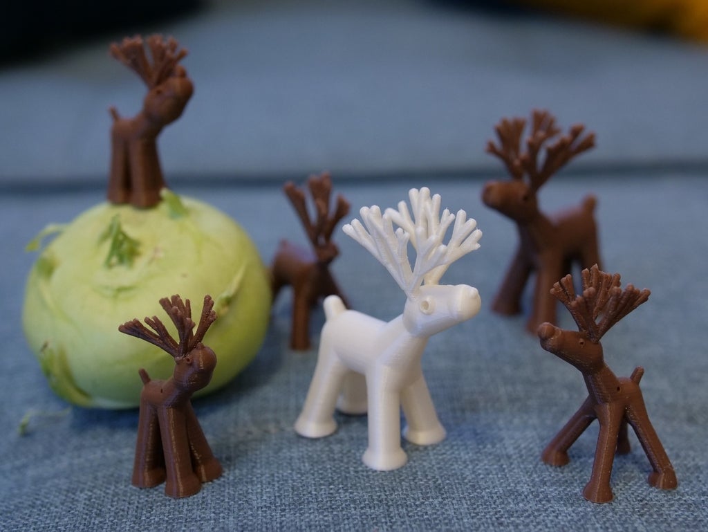 Miniatura 3 do modelo 3D Reindeer