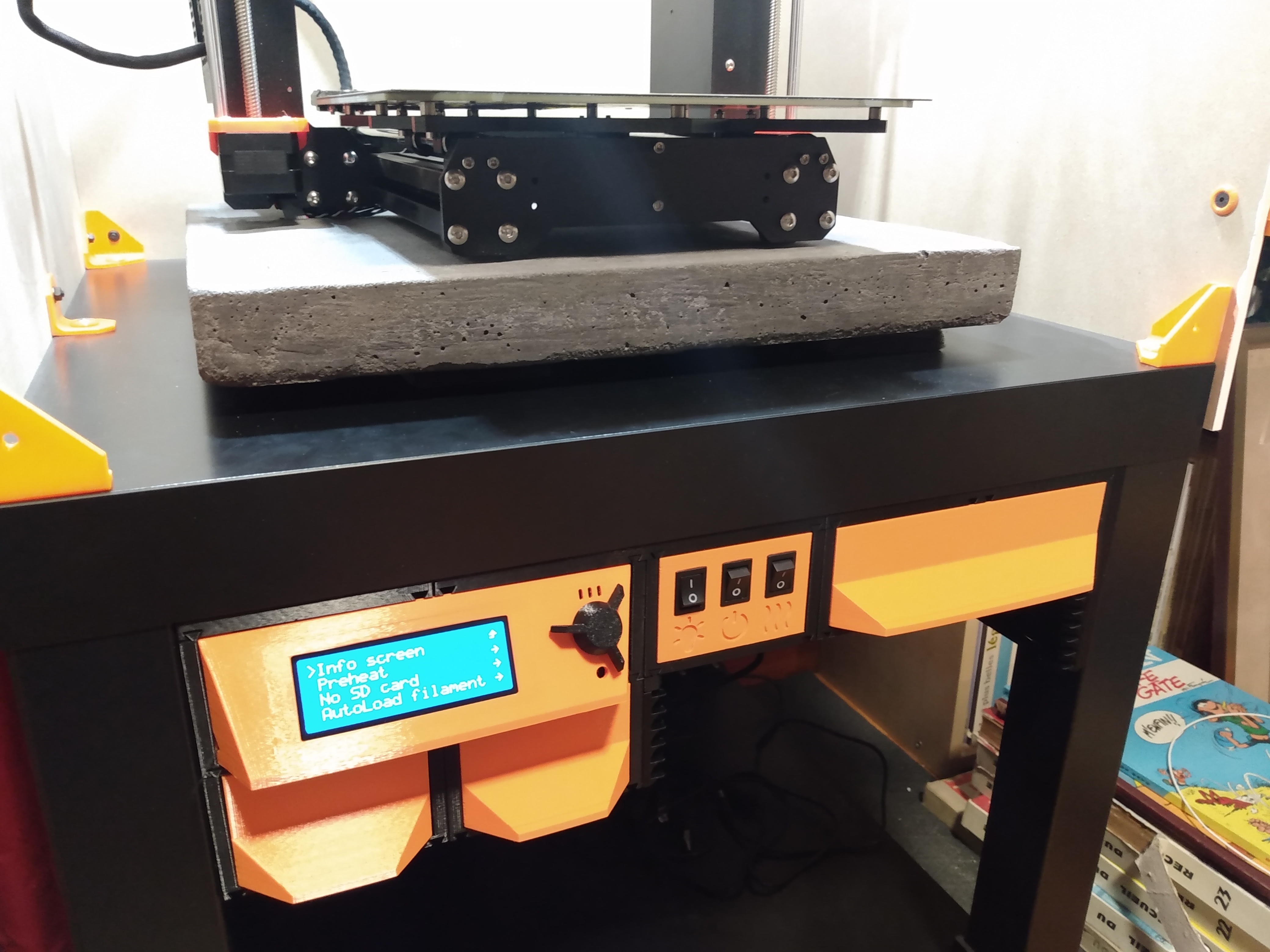 Gen2 Modular Lack Enclosure LCD Drawer 3D model thumbnail