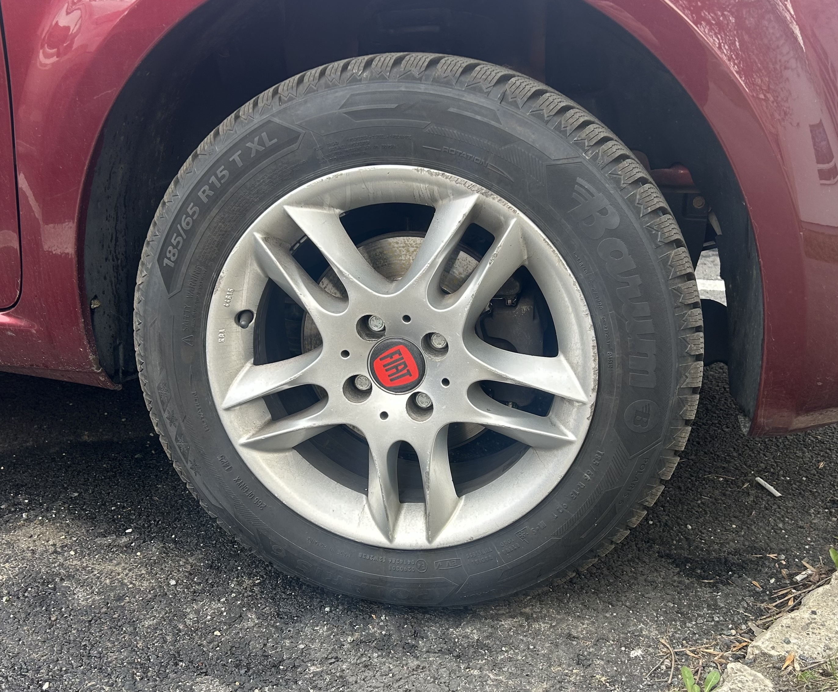 Wheel center cap , fi 60 mm, logo fiat