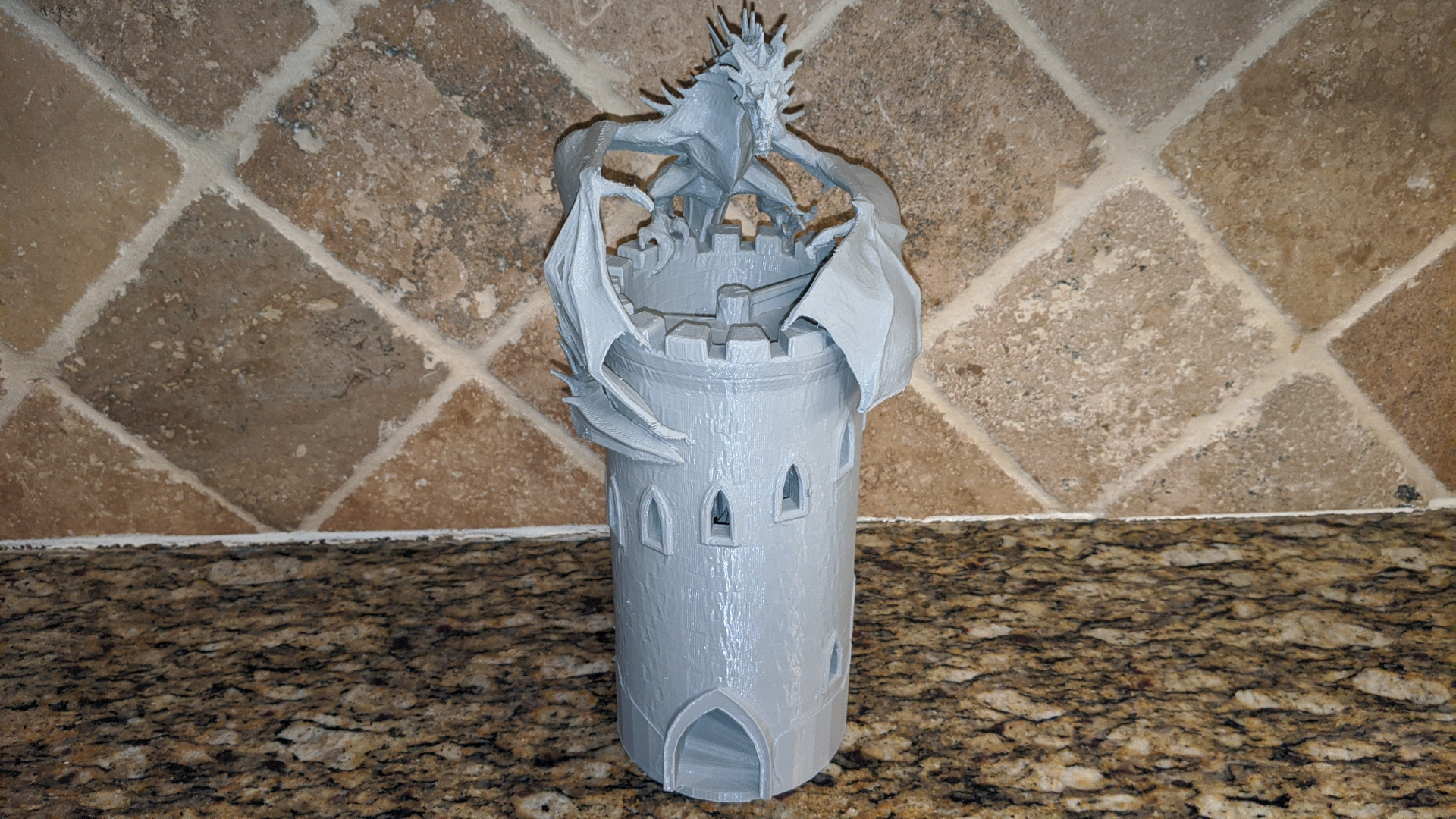 Miniatura 5 do modelo 3D Dice Tower v1