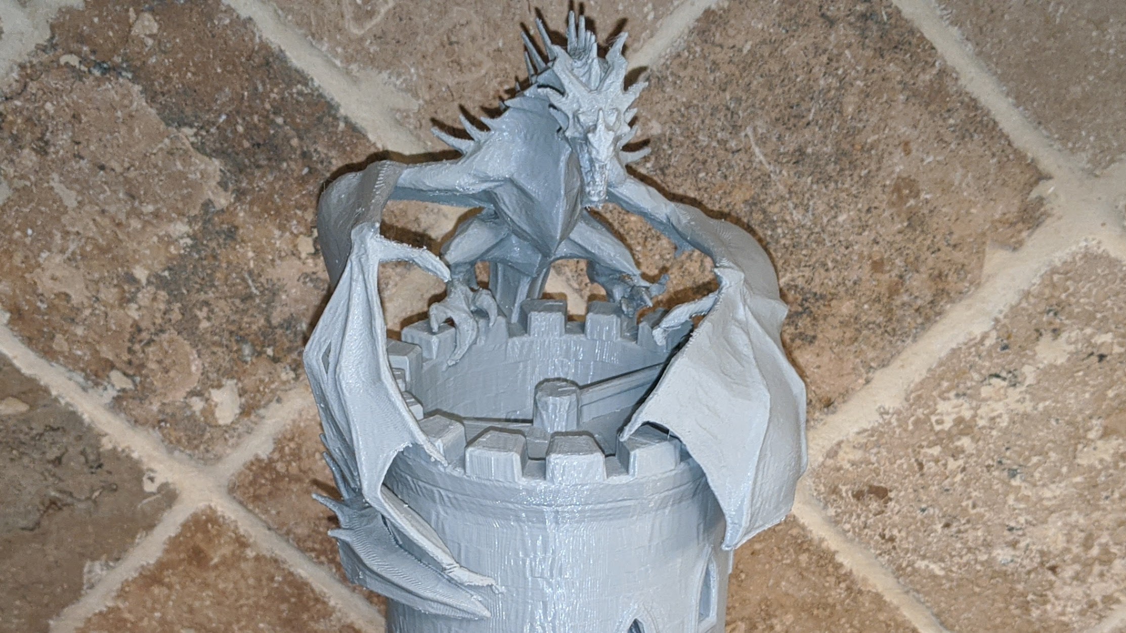 Dice Tower v1 3D model thumbnail