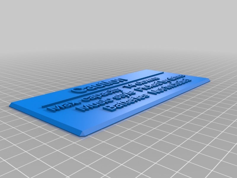 Miniatura 14 do modelo 3D Label
