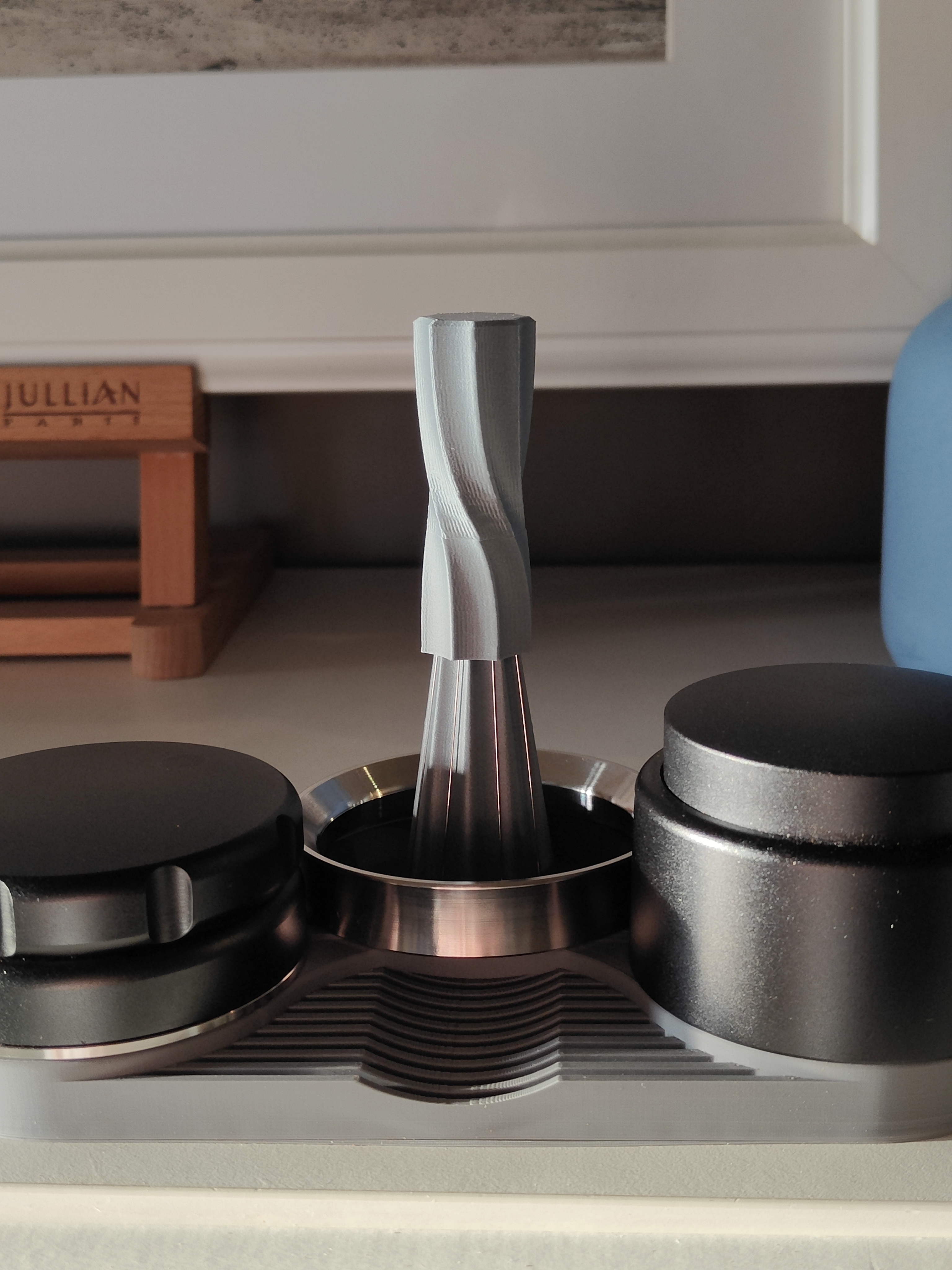 WDT espresso tool with magnetic stand 3D model thumbnail