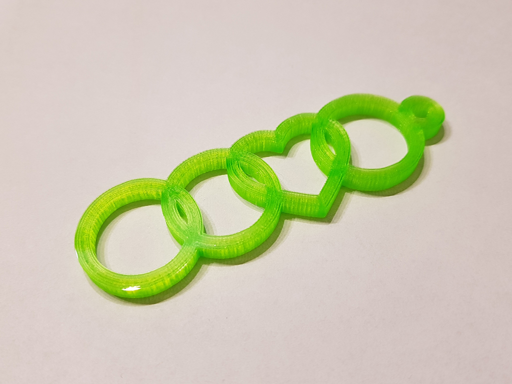 Miniatura 5 do modelo 3D Audi Heart Keychain
