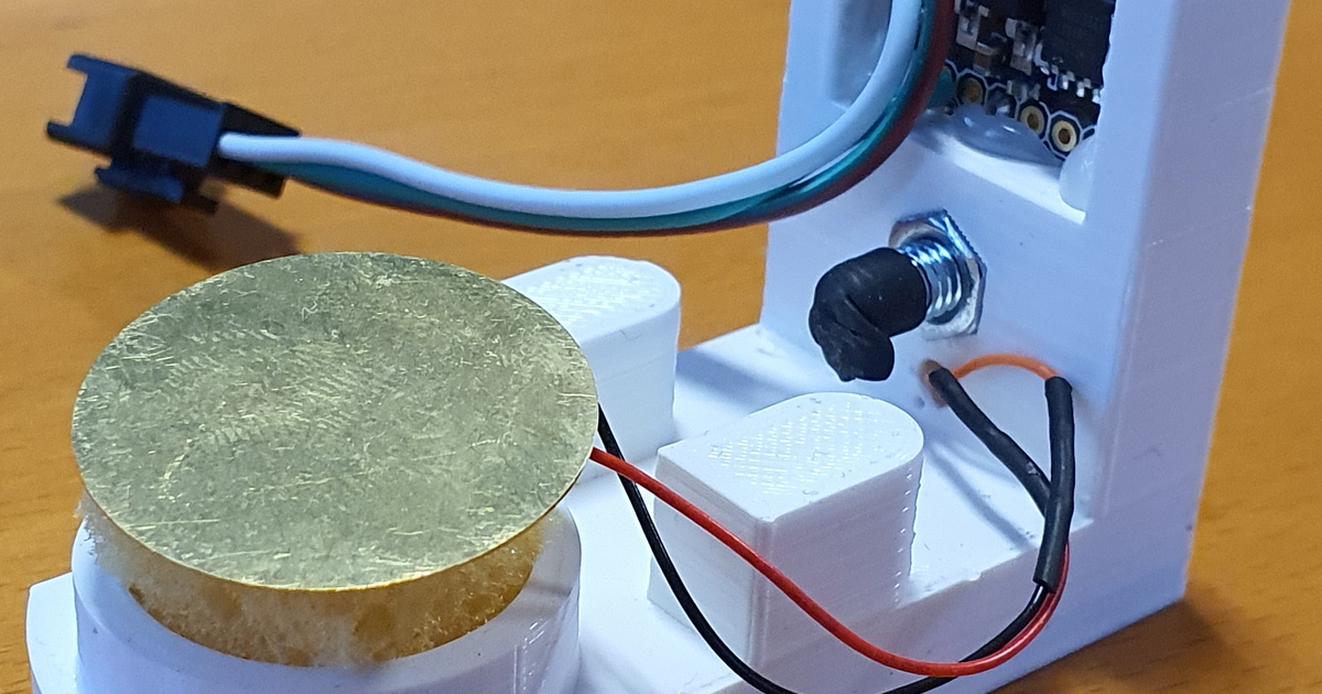 Drum trigger piezo bracket by omiT84 Download free STL model