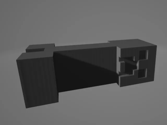 Minecraft Creeper (easiest to print)