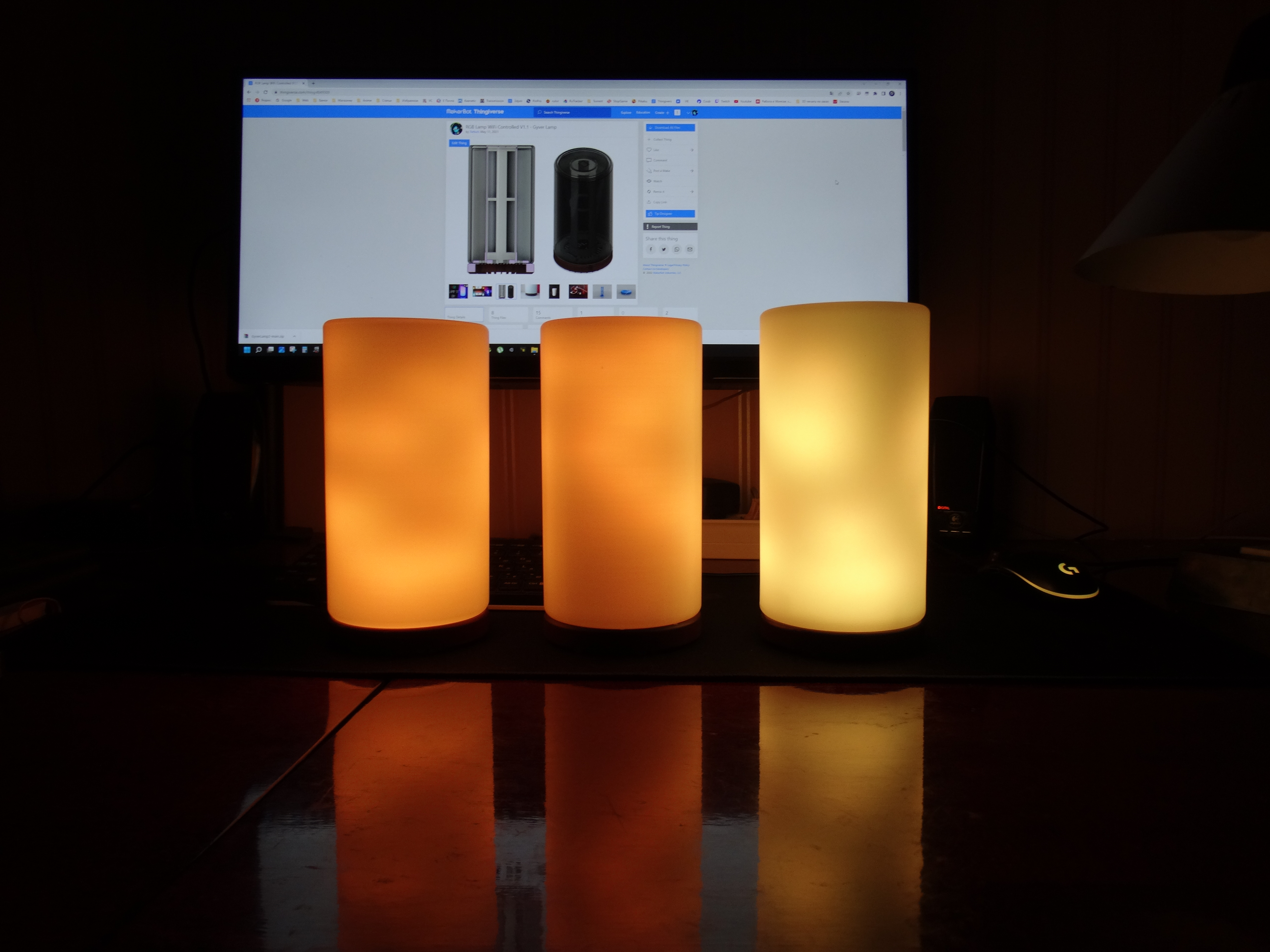 RGB lamp WiFi controlled | GyverLamp | Огненная лампа
