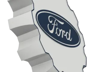 how to draw a ford logo
