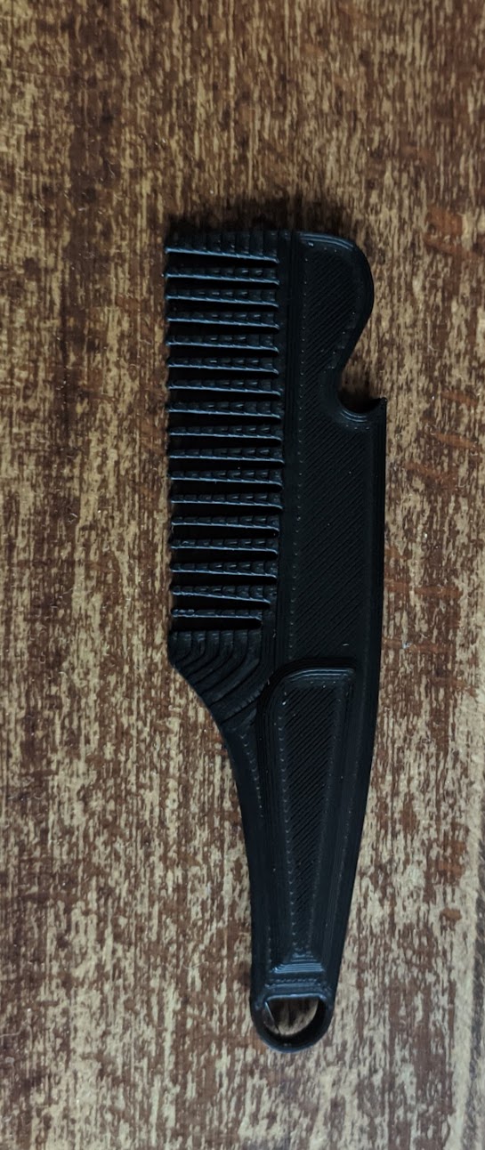 Miniatura 5 do modelo 3D Mini Beard Comb