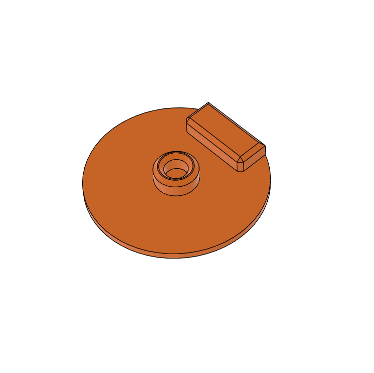 Maintenance dust cover for Prusa MK3 print fan bearing
