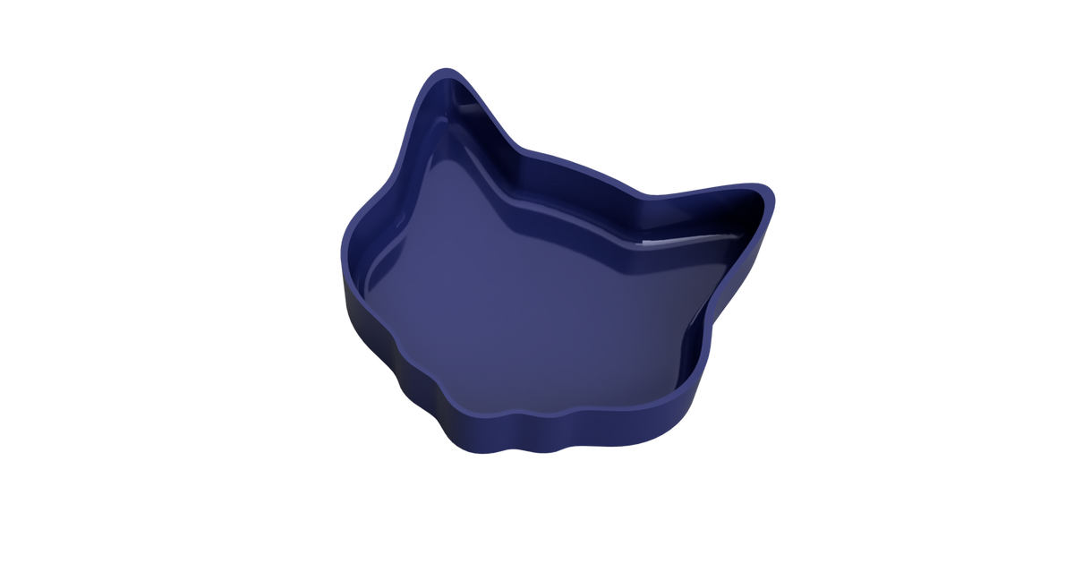 Gamelle pour chat by Lucky Download free STL model