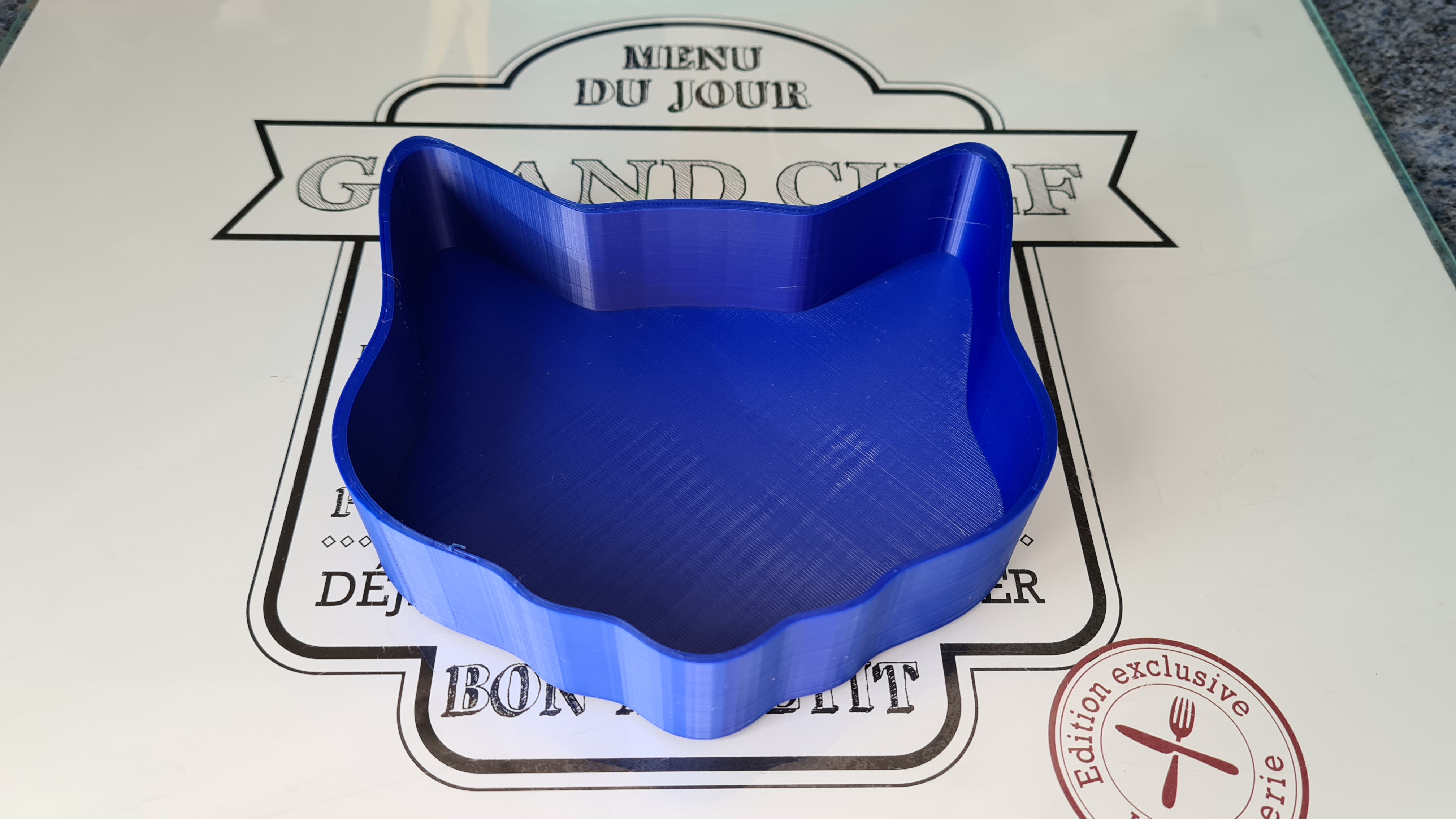 Gamelle tête de chat - cat head bowl