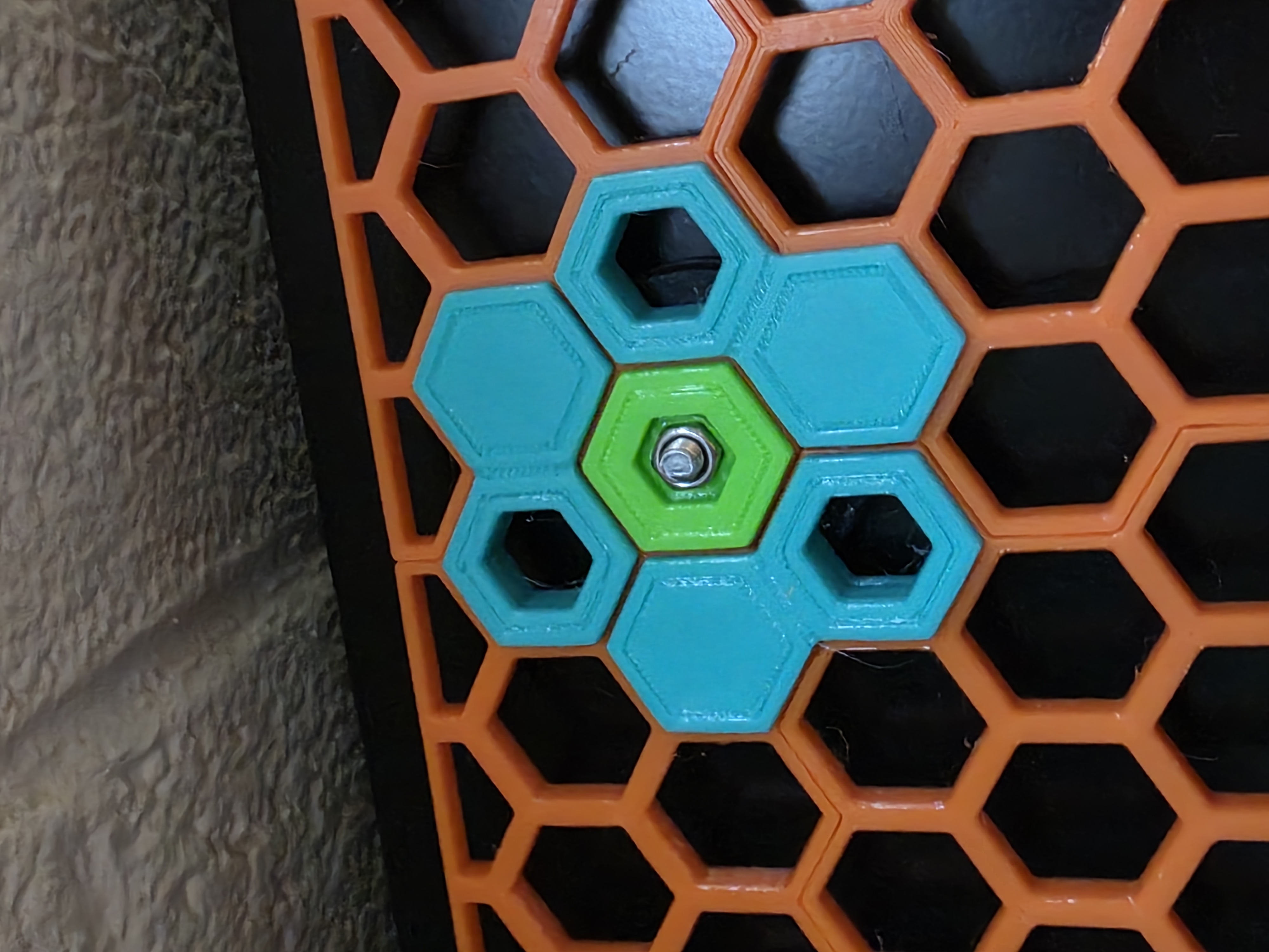 HSW M5 Countersunk Reverse (Single- and Dual-insert) Honeycomb Storage Wall