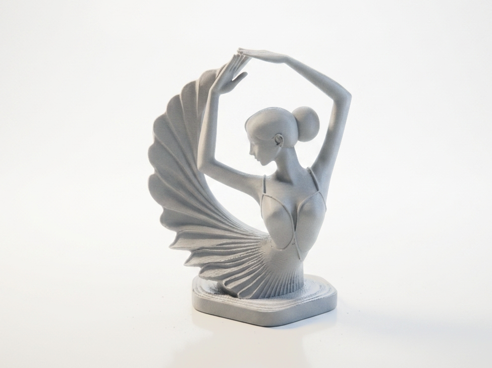 Ballerina Statue Elegant Dance Figurine 3D Printable
