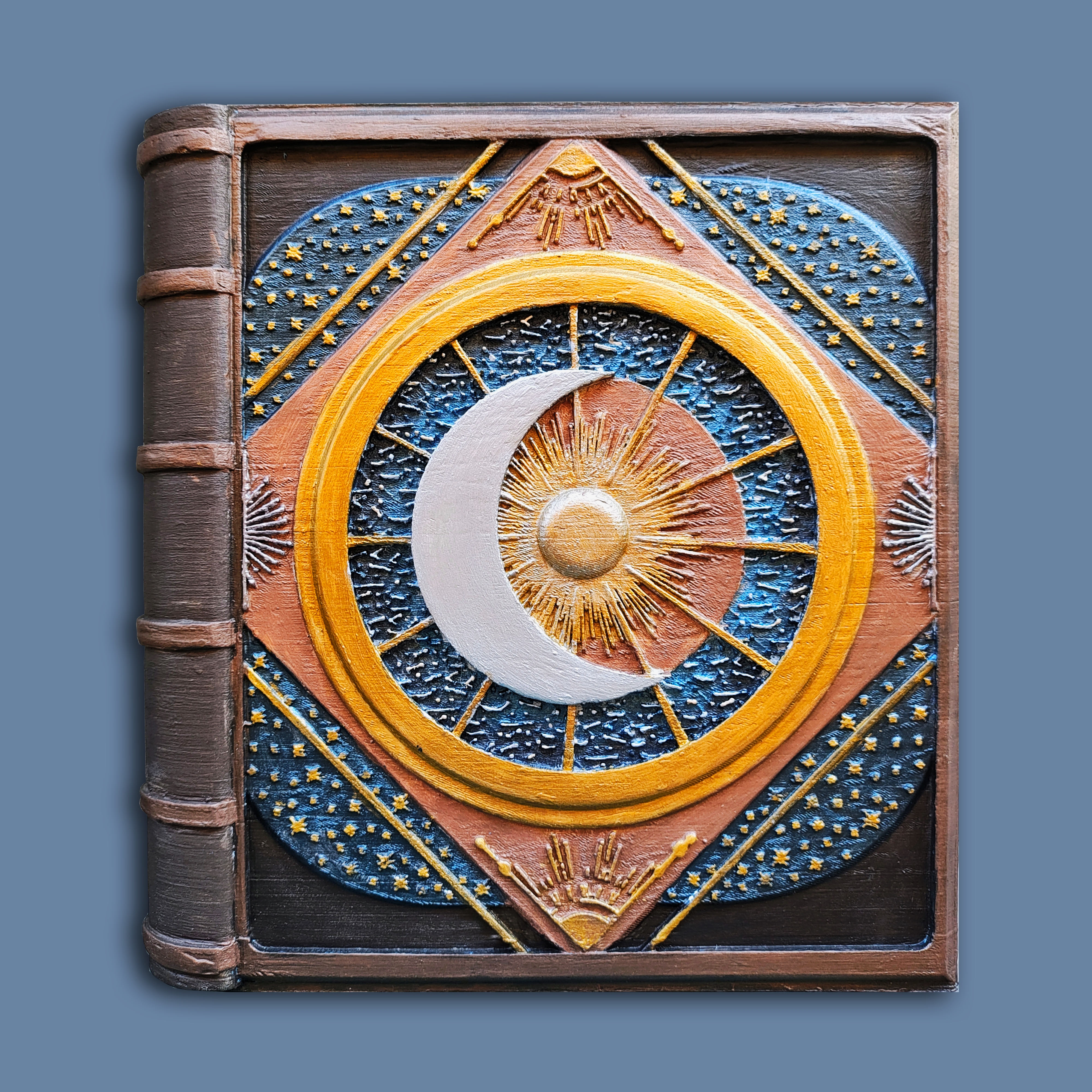 Celestial Spellbook with Pull Out Dice Drawer
