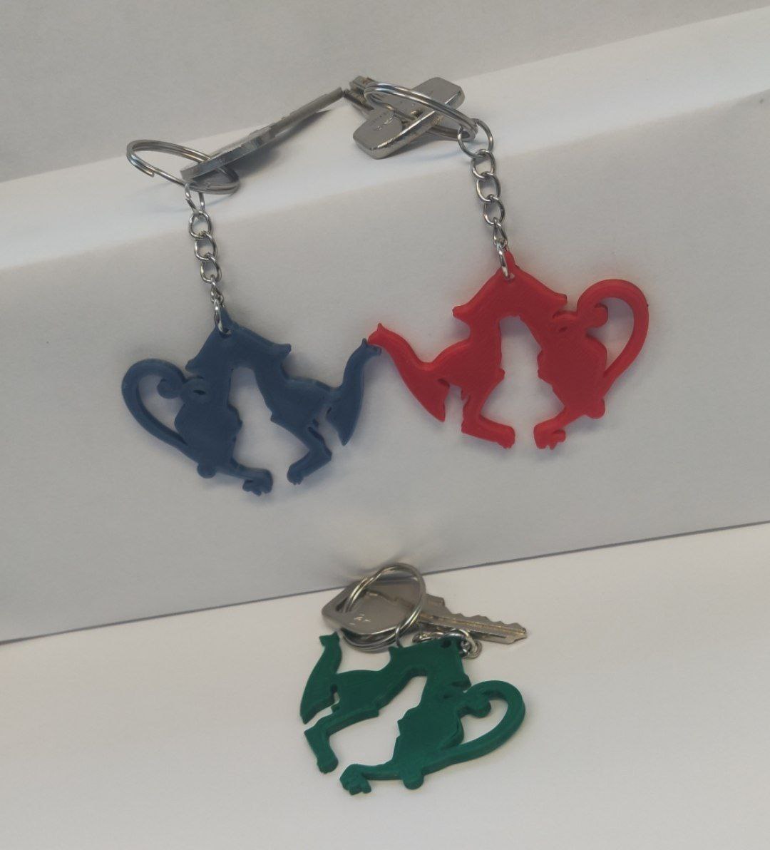 Alice in Wonderland Keychain