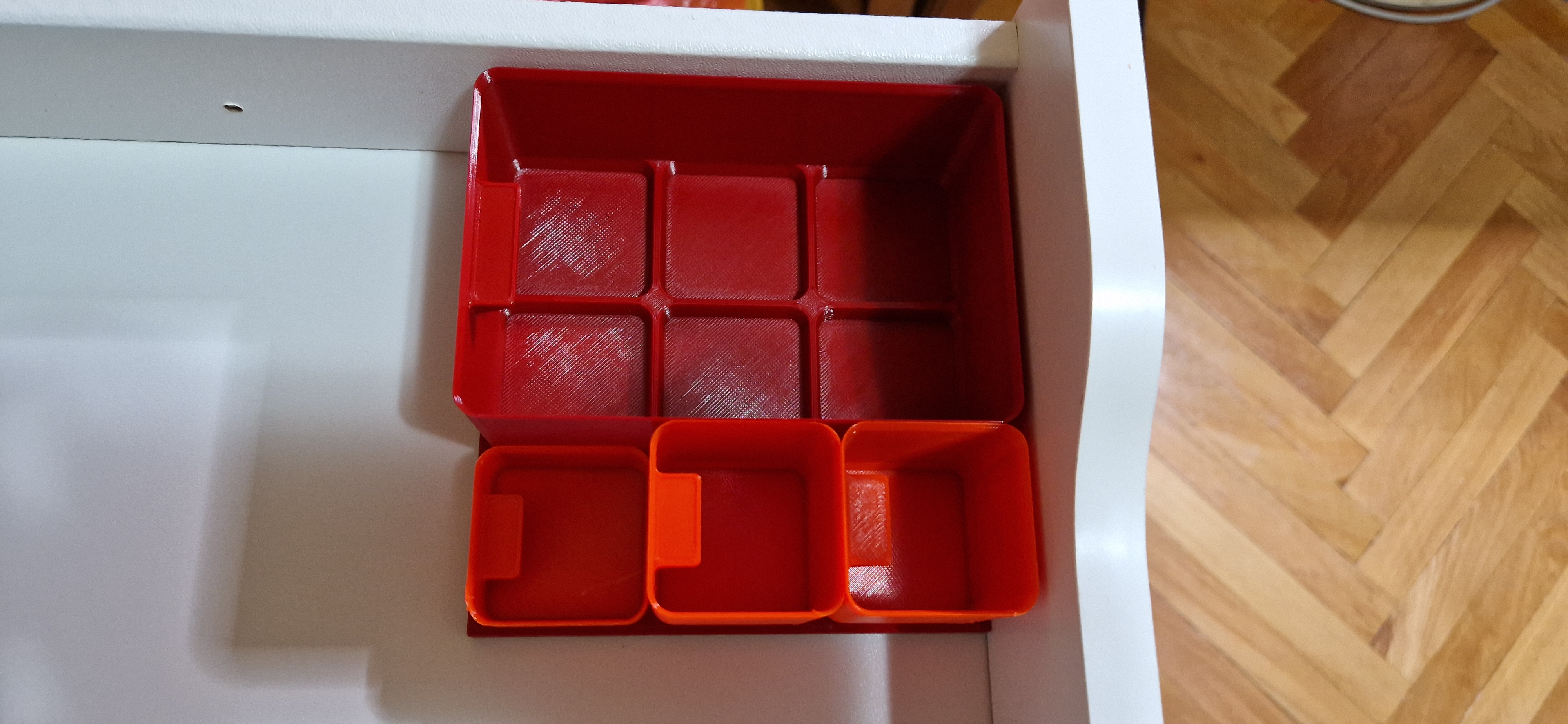 Miniatura 7 do modelo 3D Modular/Stackable Organizer Box - IKEA Alex