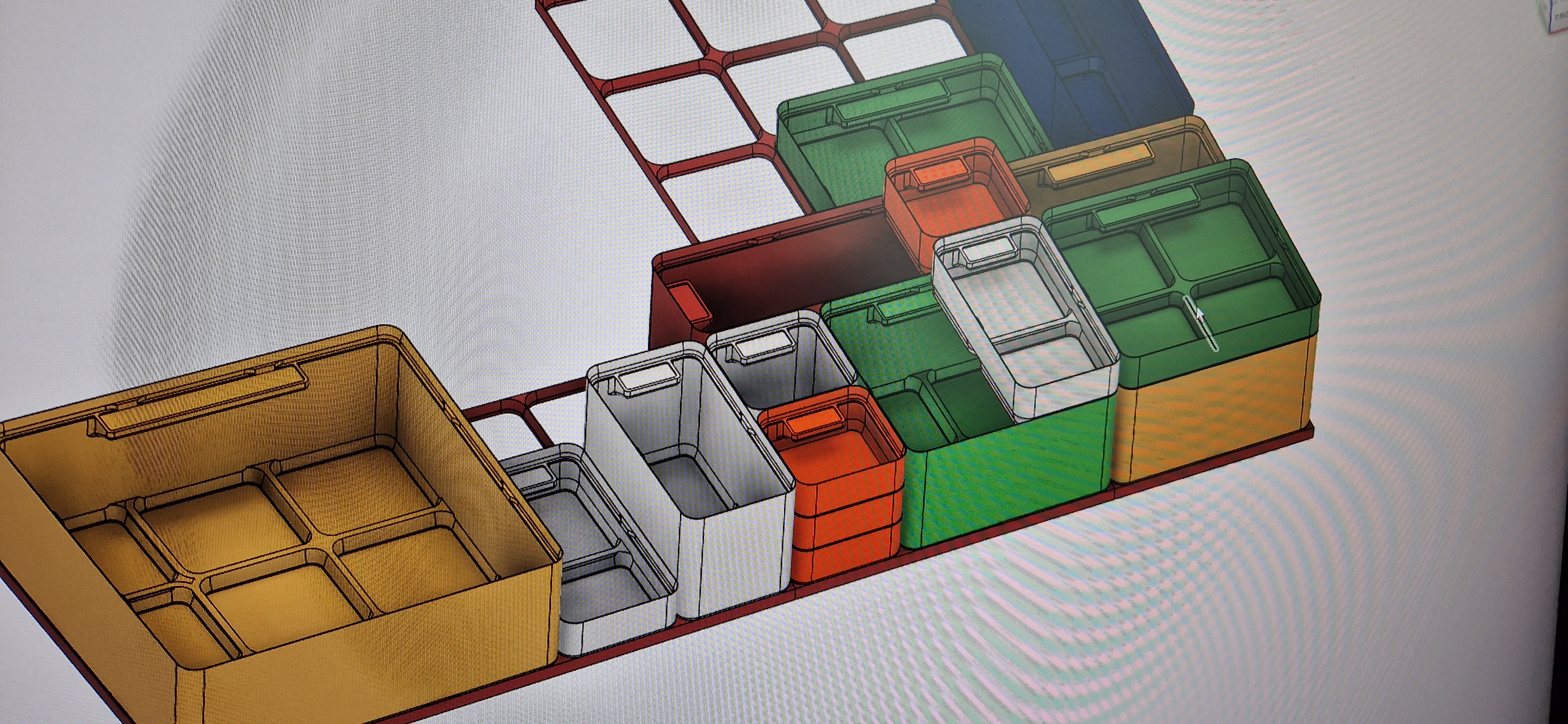 Modular/Stackable Organizer Box - IKEA Alex