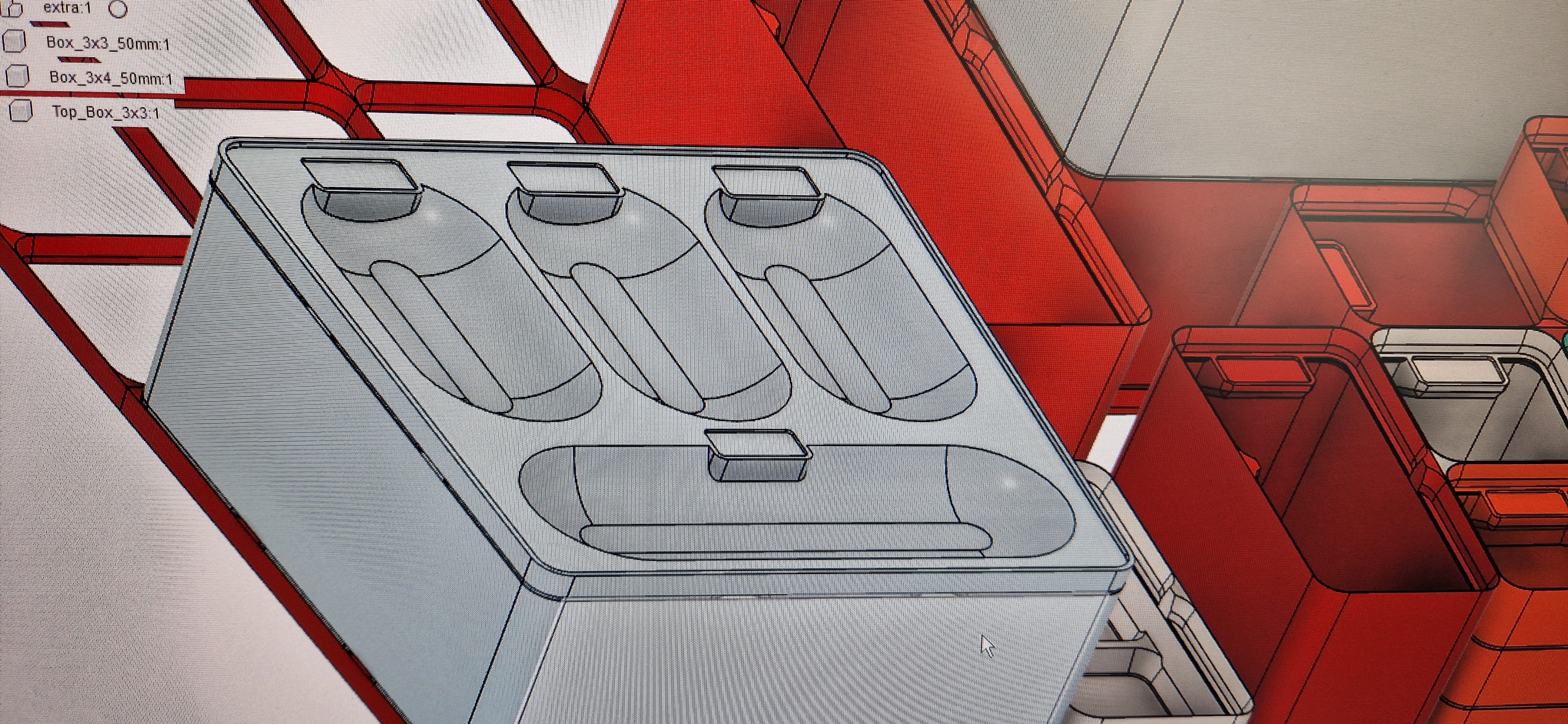 Miniatura 14 do modelo 3D Modular/Stackable Organizer Box - IKEA Alex