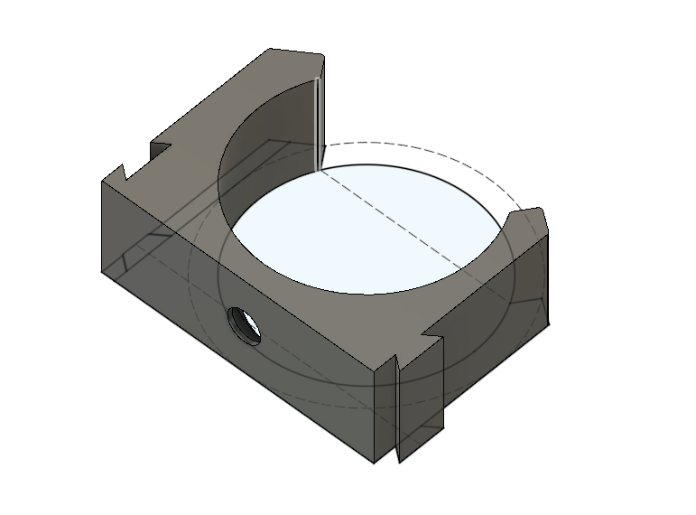 Pipe Holder Parametric by extrablind Download free STL model