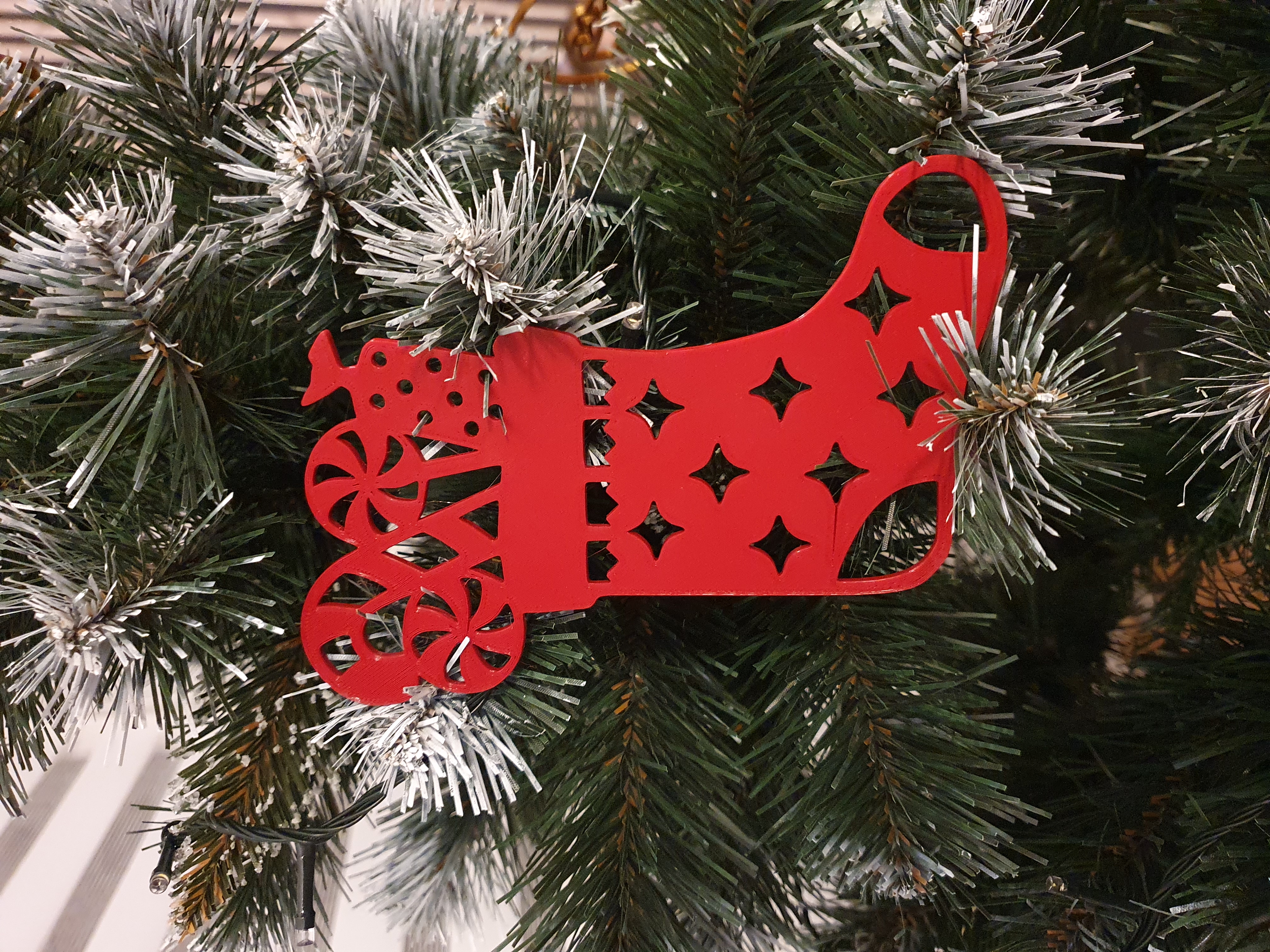 Christmas decorations - Sock with candy