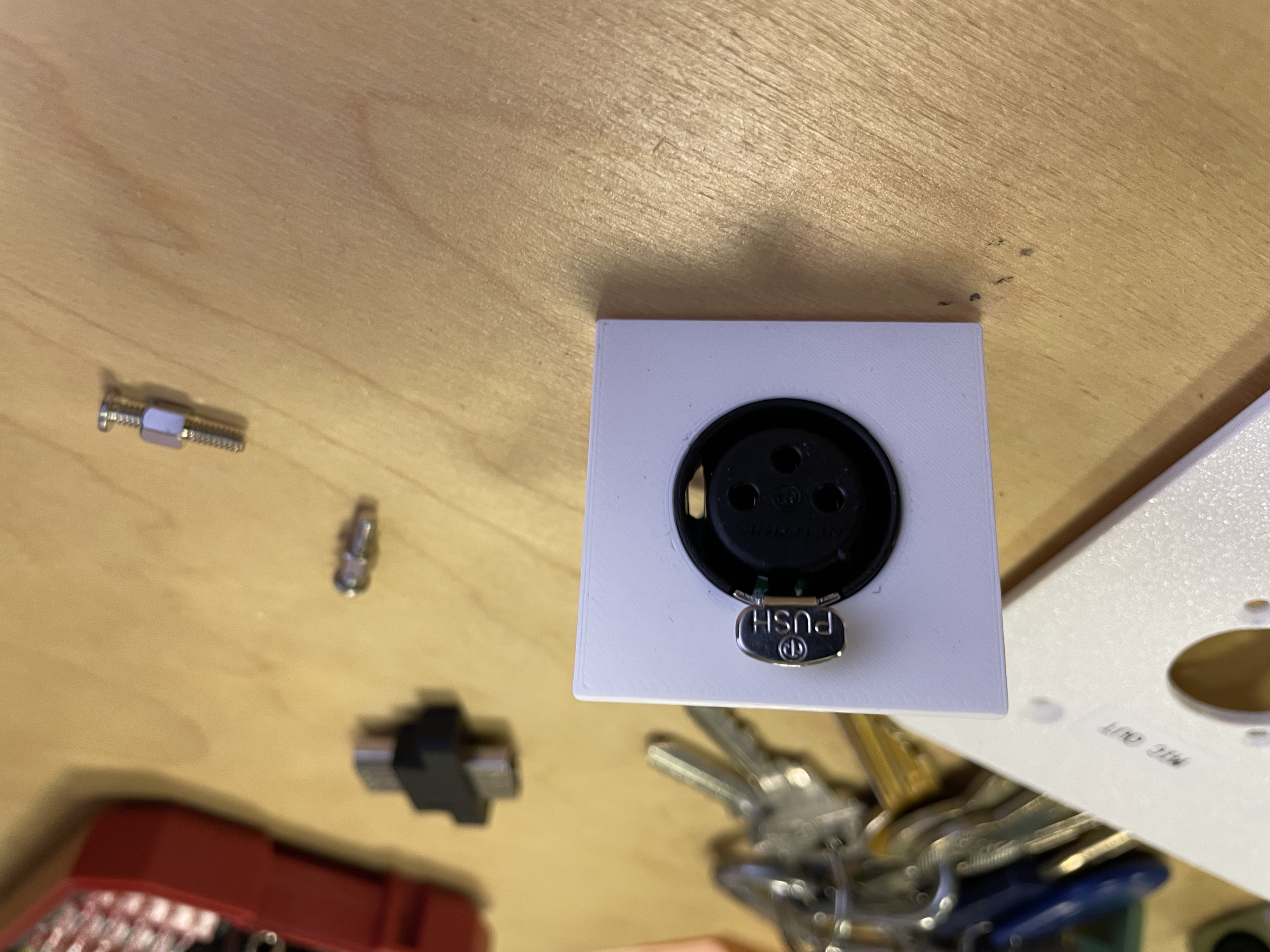 Neutrik XLR connector mount