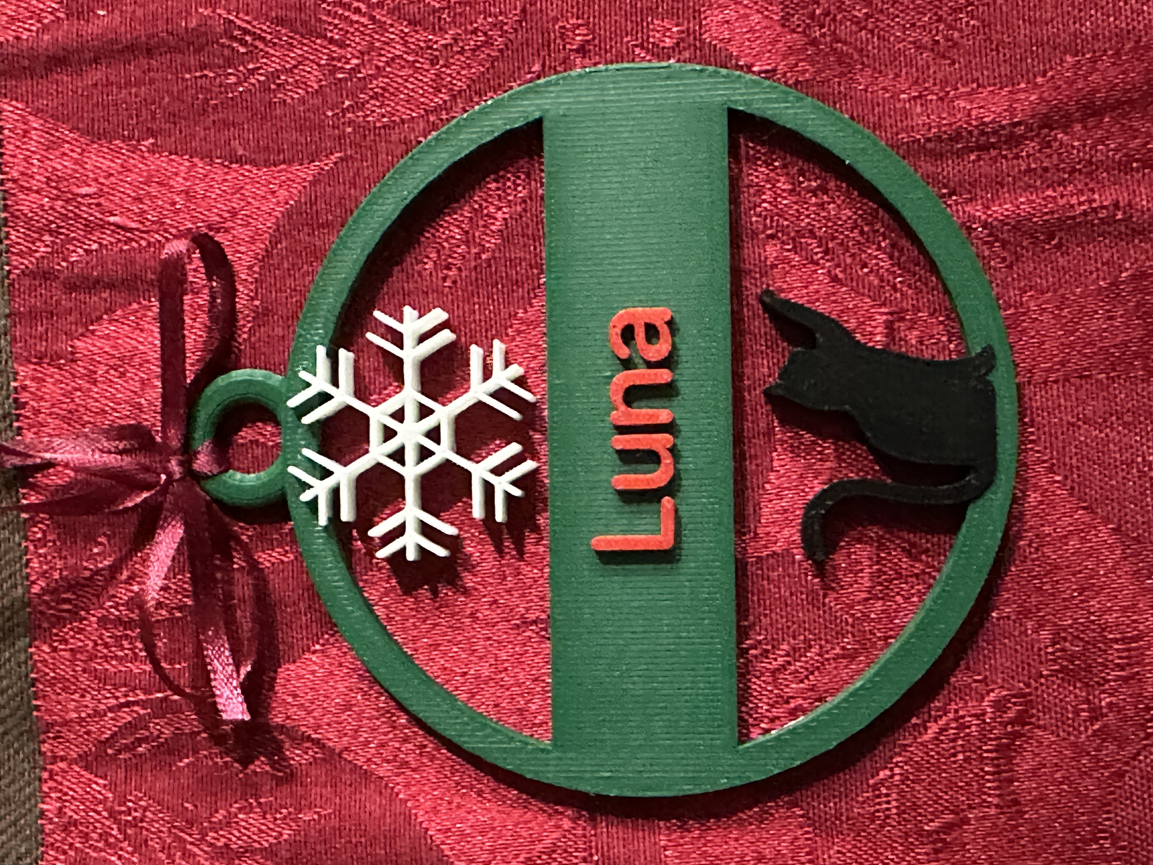 Snowflake Ornament for Cats
