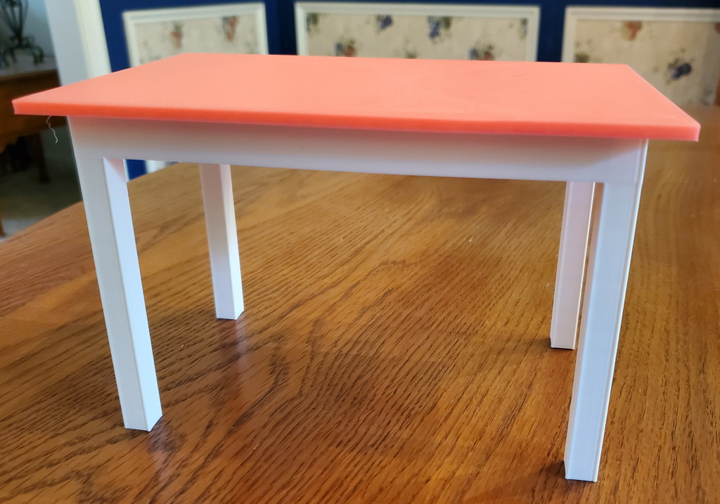 Barbie Doll Dining Table by will_maxim | Download free STL model | Printables.com